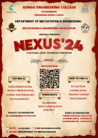 NEXUS 2K24 National Level Technical Symposium Poster
